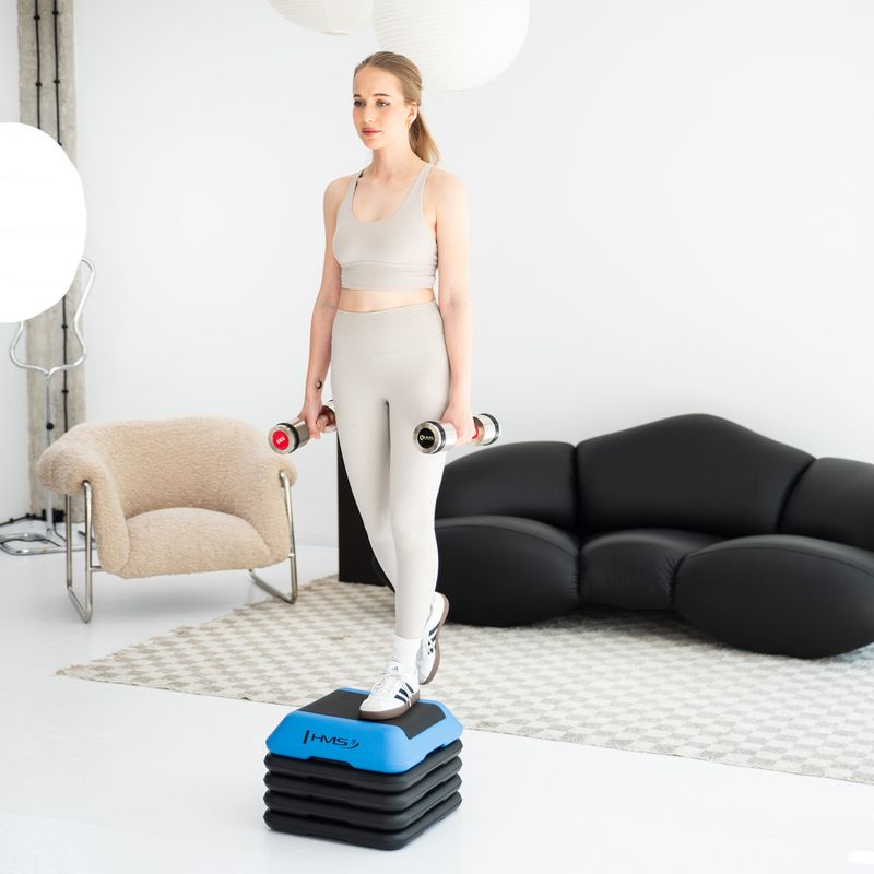Степ для аеробіки HMS AS001 Mini Commercial black/blue 4