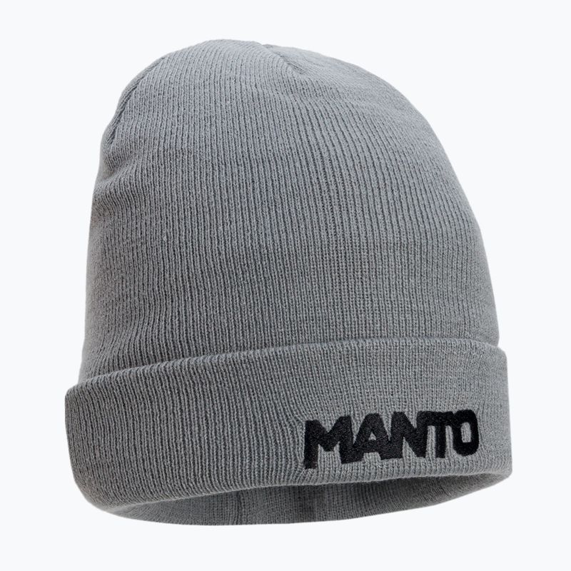 Шапка MANTO Logotype 21 сіра MNC465_MEL_9UN