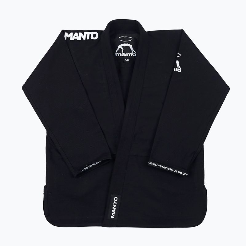 Гі для бразильського джиу-джитсу чоловіче MANTO Heaven BJJ black