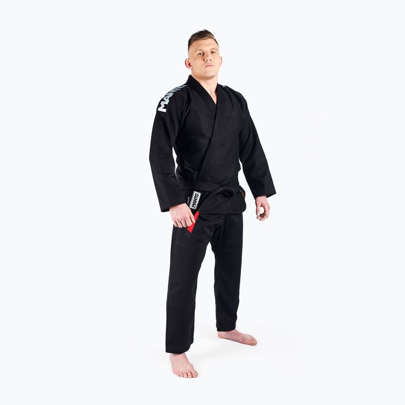 Гі для бразильського джиу-джитсу чоловіче MANTO BJJ X4 black