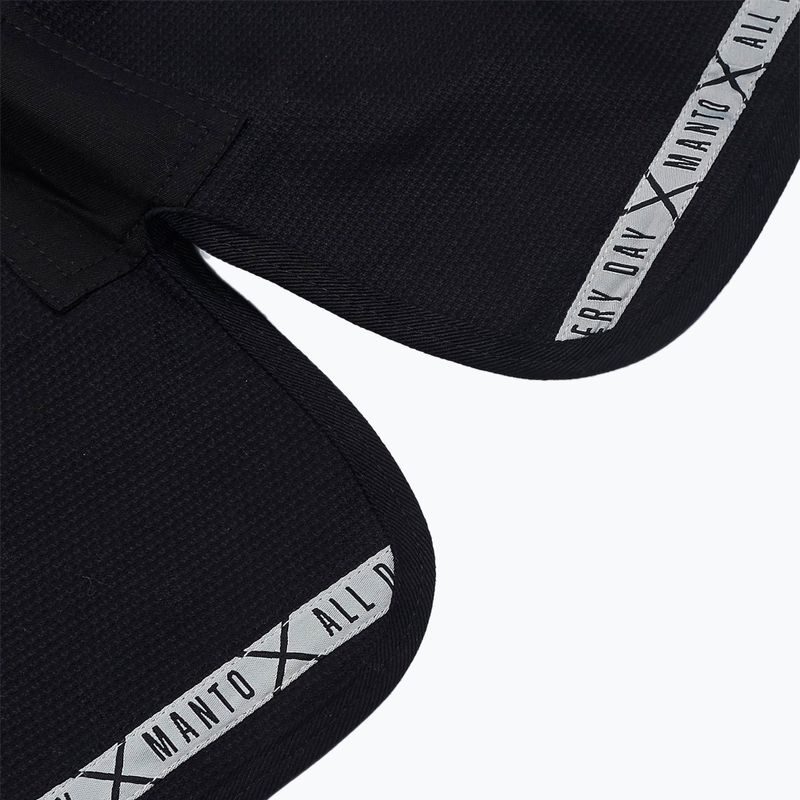 Гі для бразильського джиу-джитсу чоловіче MANTO BJJ X4 black 5