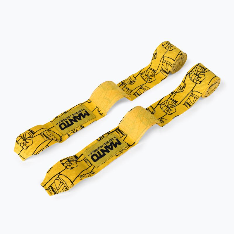 Бинти боксерські MANTO Punch жовті MNA884 2