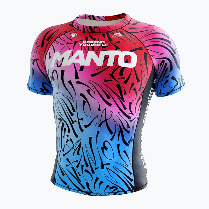 Рашгард чоловічий MANTO Multi Gradient червоний MNR854_BLK_2S