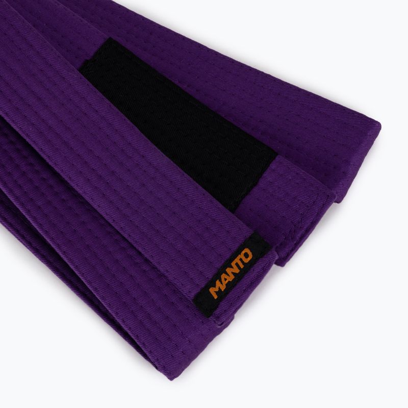 Пояс для BJJ MANTO Label фіолетовий MNA854_PUR_A1 2