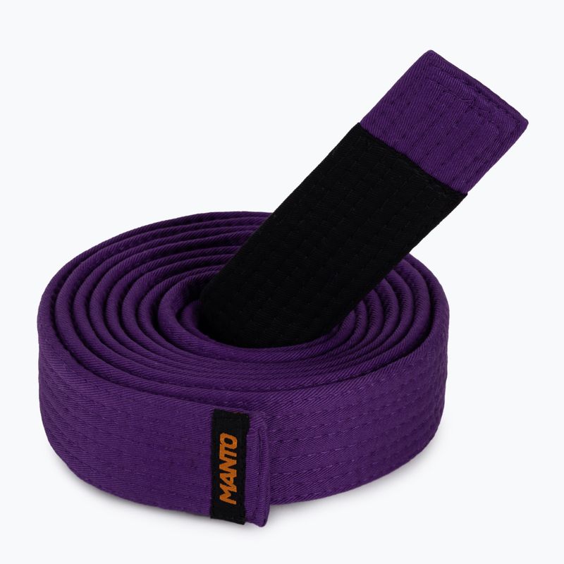 Пояс для BJJ MANTO Label фіолетовий MNA854_PUR_A1 3