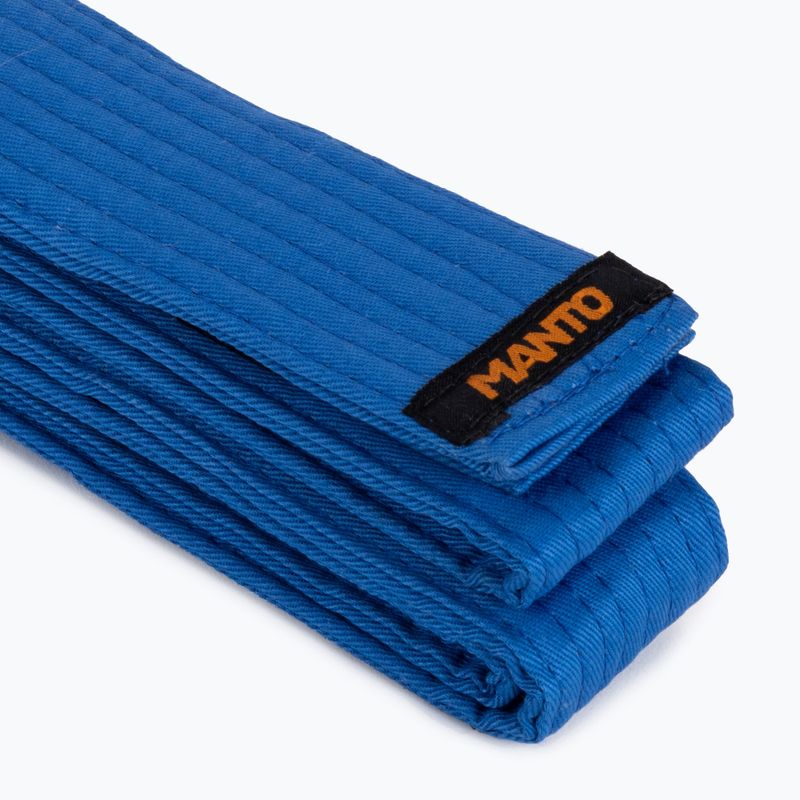 Пояс для BJJ MANTO Label синій MNA854_BLU_A1