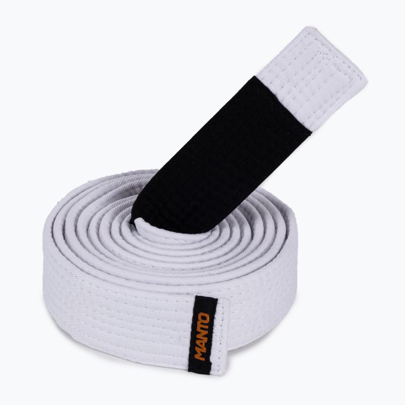 Пояс для бразильського джиу-джитсу MANTO BJJ Label white 3