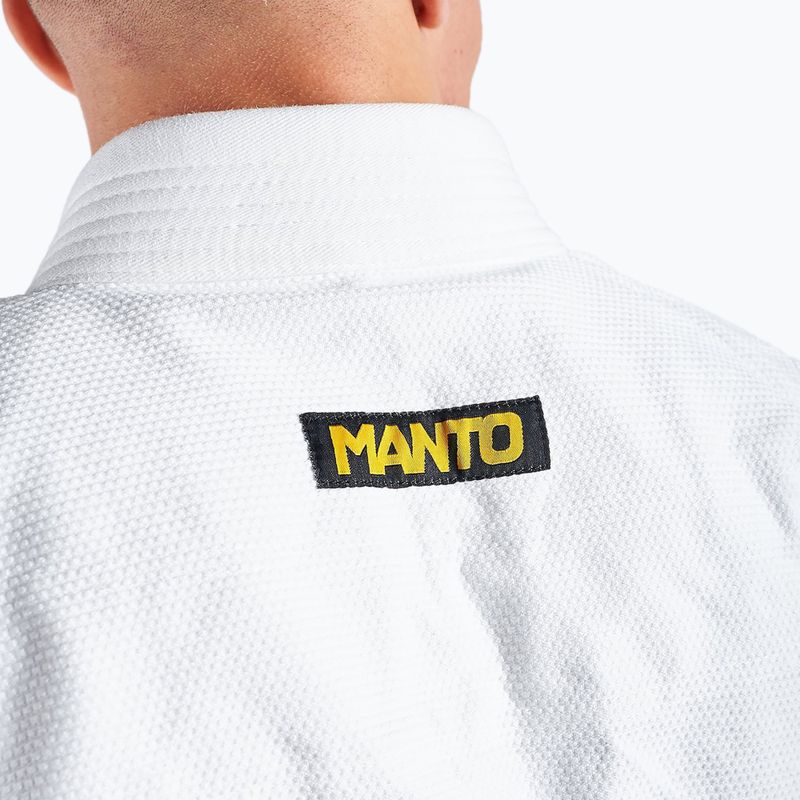 GI для бразильського джиу-джитсу MANTO Base 2.0 white 4