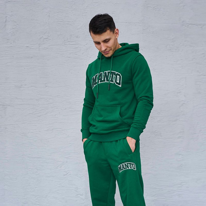 Кофта чоловіча MANTO Varsity green 4
