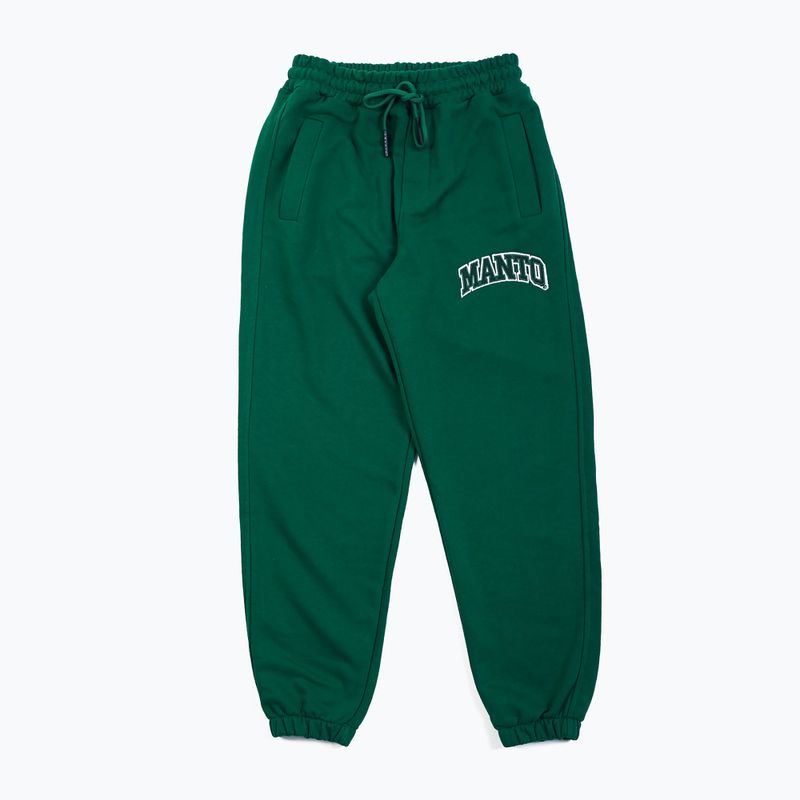 Штани тренувальні чоловічі MANTO Varsity green