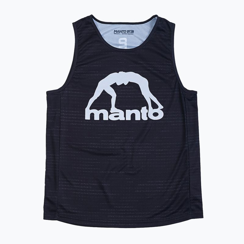 Майка тренувальна чоловіча MANTO Overload Tank Top black/melange