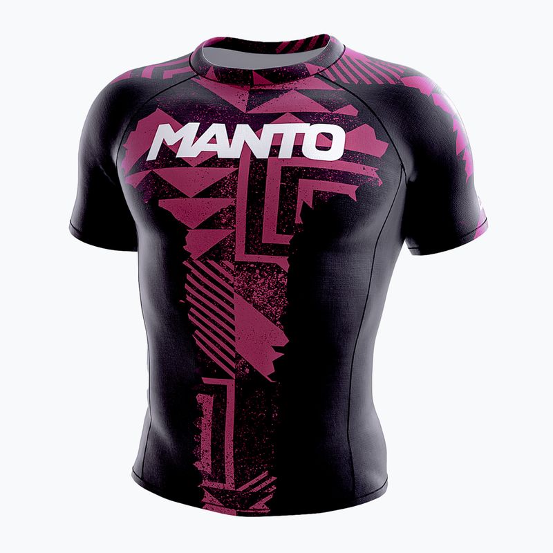 Рашгард чоловічий MANTO Fragments black/red