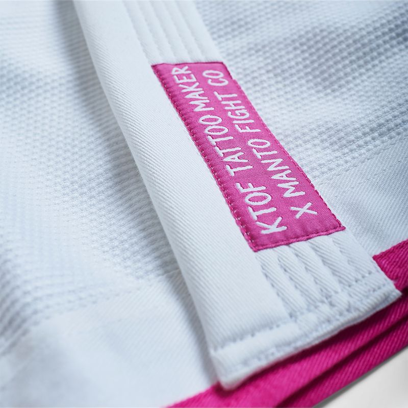 Гі для бразильського джиу-джитсу чоловіче MANTO Balaclava BJJ white 8