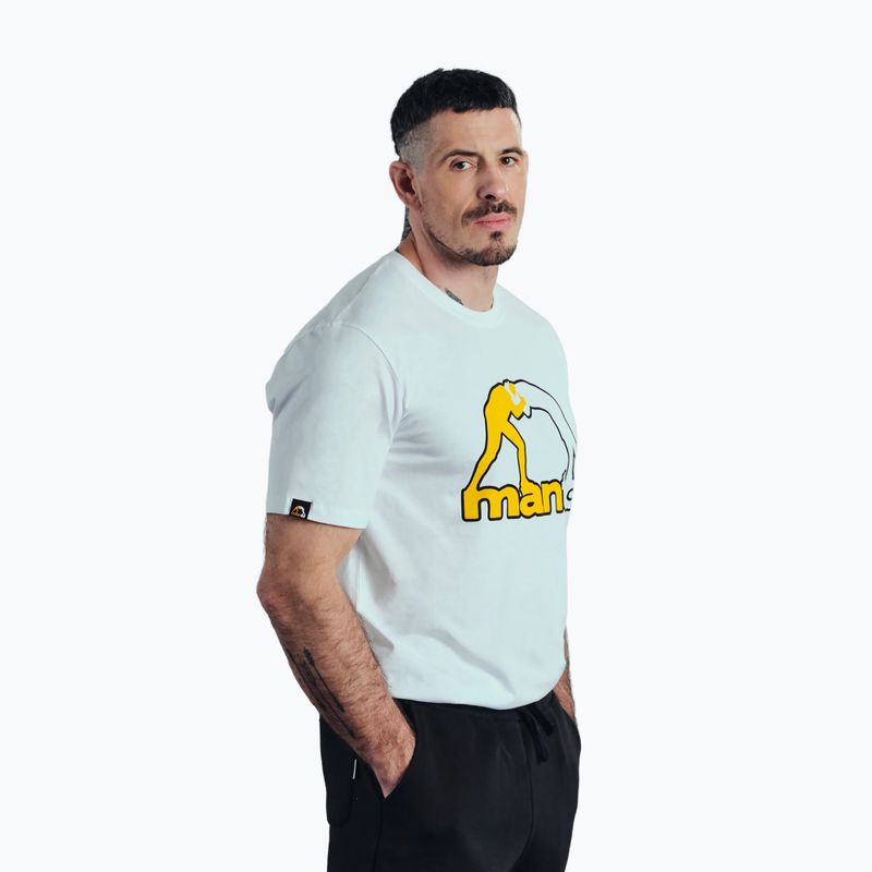 Футболка чоловіча MANTO Logo білий 3