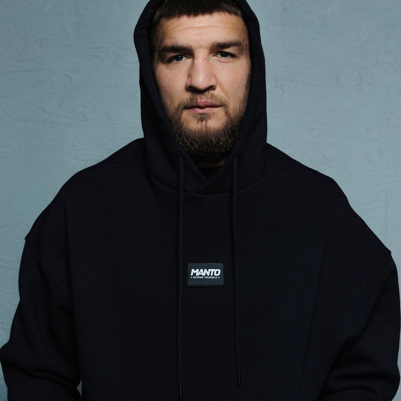 Кофта чоловіча MANTO Label Oversize black 5