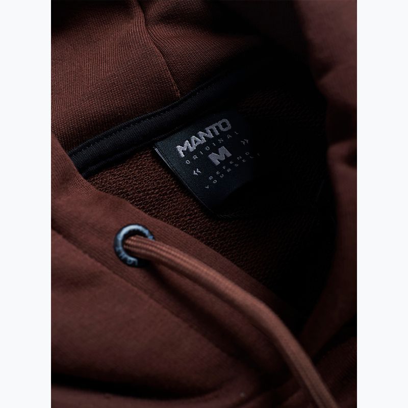 Кофта чоловіча MANTO Varsity brown 4