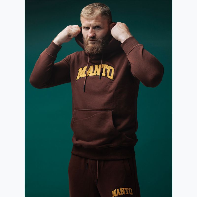 Кофта чоловіча MANTO Varsity brown 7