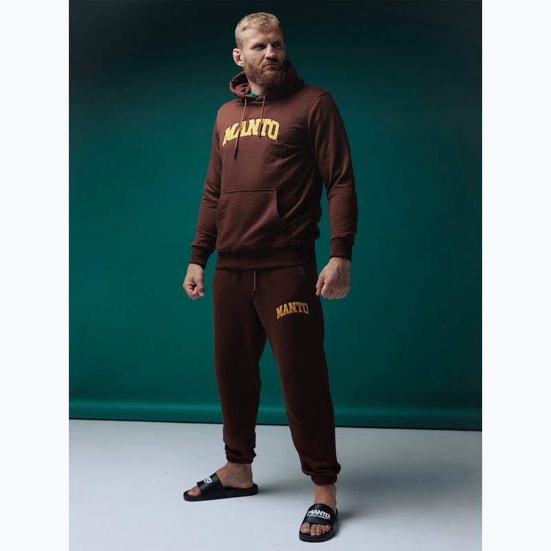 Кофта чоловіча MANTO Varsity brown 8