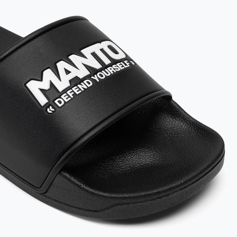 Чорні чоловічі шльопанці MANTO Defend 7