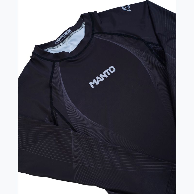 Рашгард Лонгслів чоловічий MANTO FLOW black 6