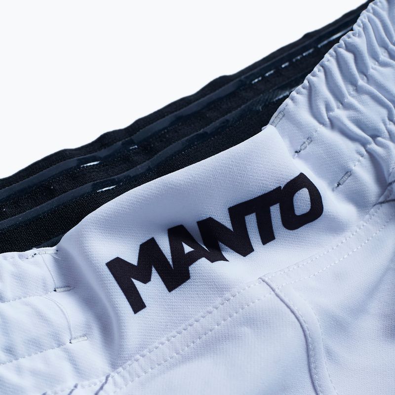 Шорти для тренувань чоловічі MANTO Flow white 3