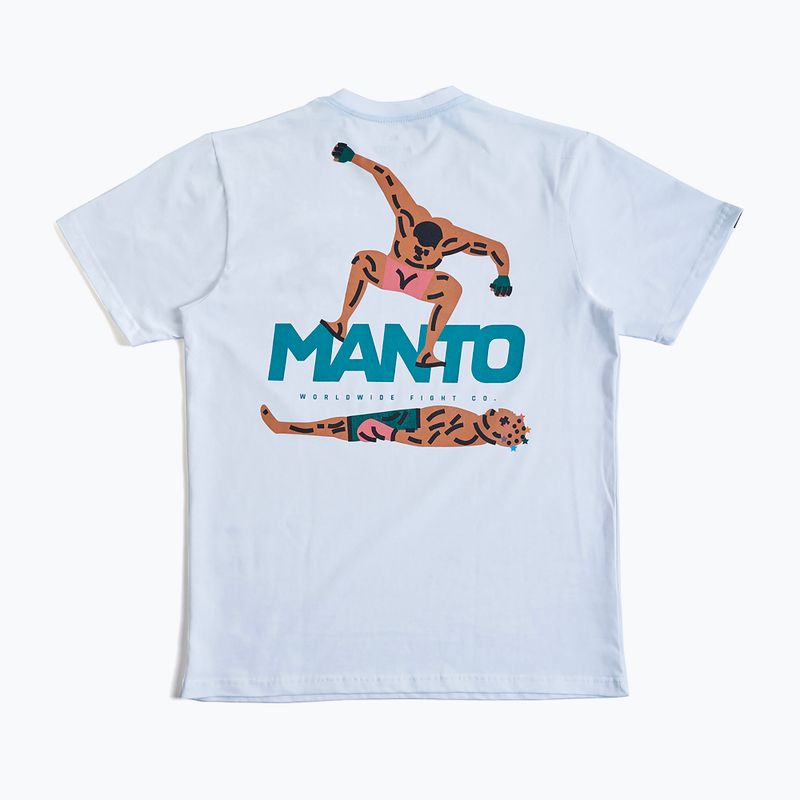 Чоловіча футболка MANTO Stomp біла 2