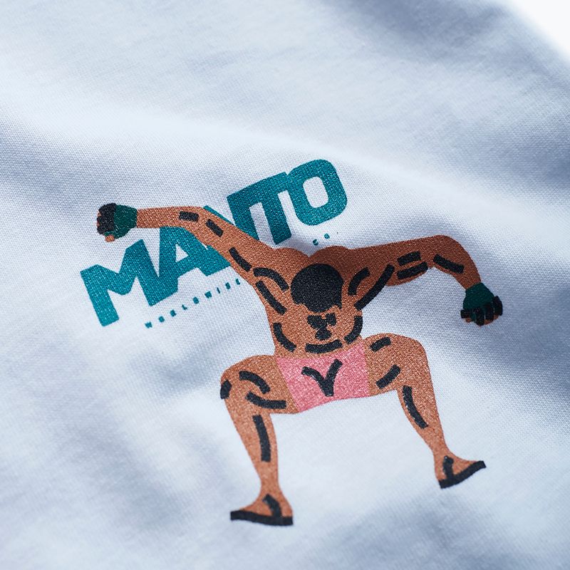 Чоловіча футболка MANTO Stomp біла 3