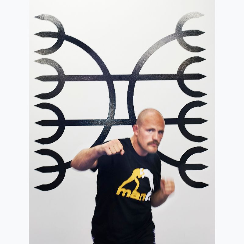 Чоловіча футболка MANTO Logo чорний 5