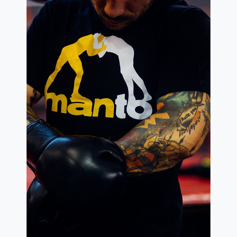 Футболка чоловіча MANTO Logo чорний 6