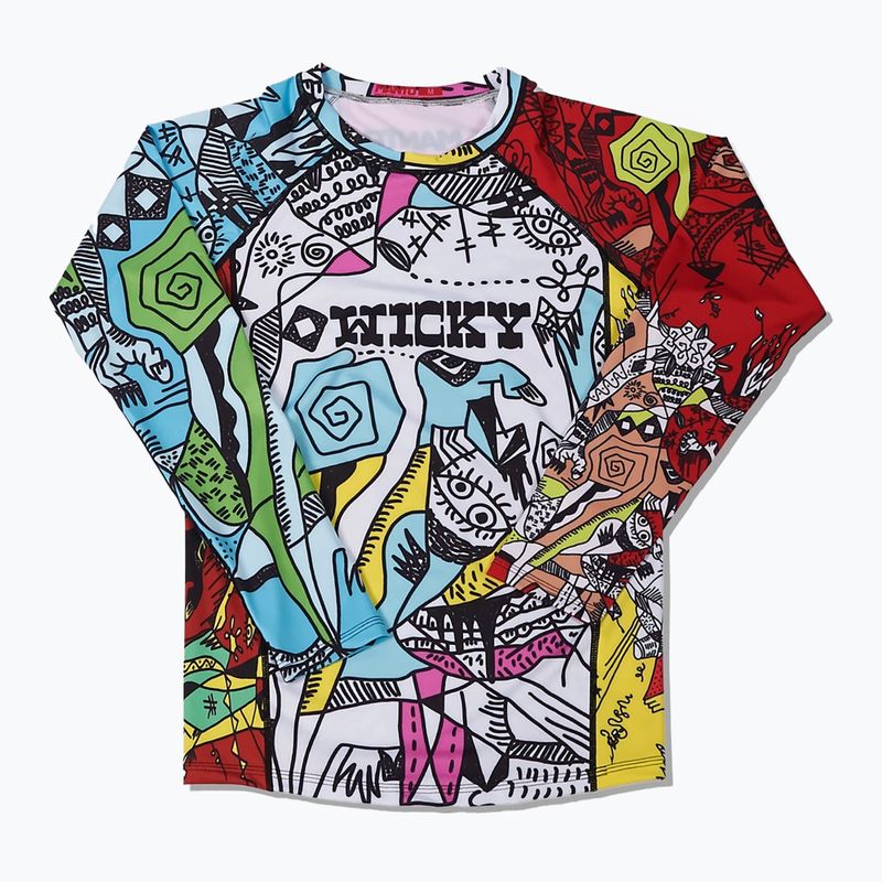 MANTO Wicky Rashguard з довгим рукавом різнокольоровий