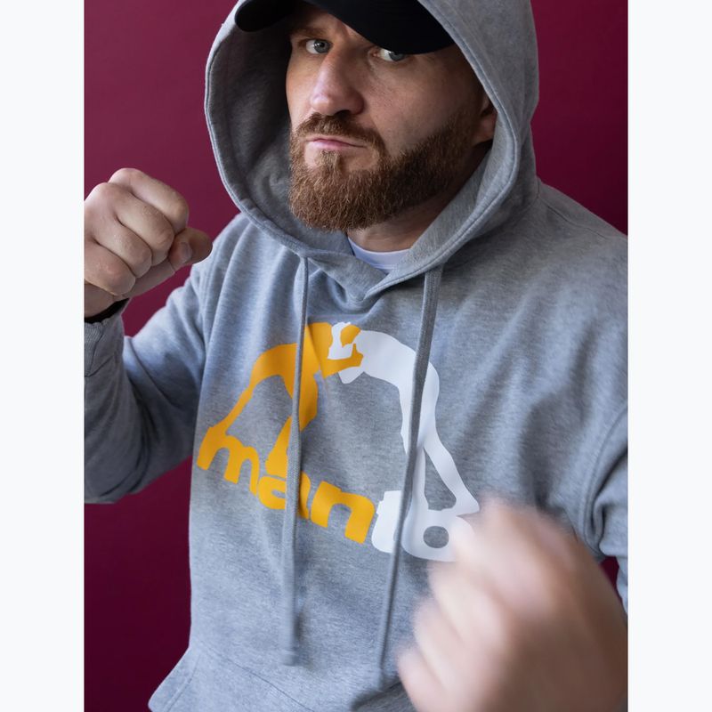 Кофта чоловіча MANTO Logo Hoody сірий 4