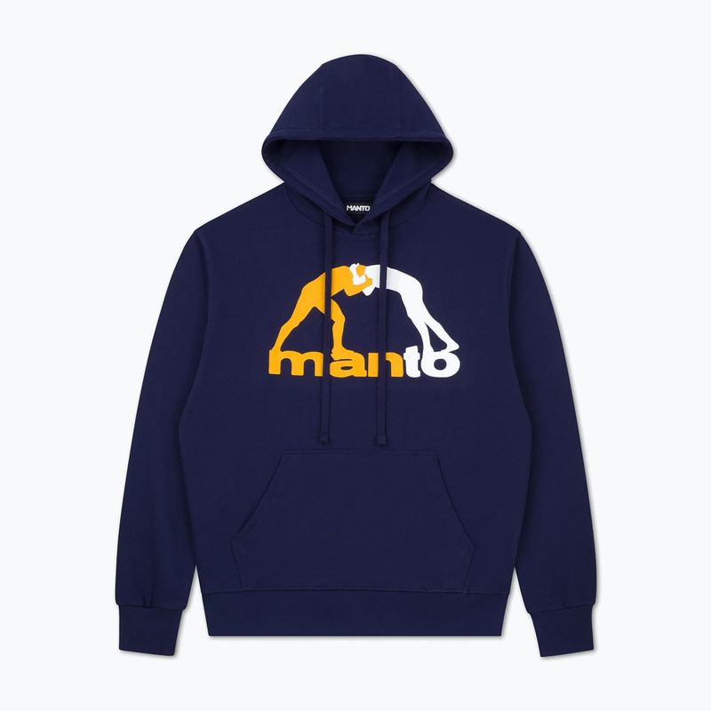 Кофта чоловіча MANTO Logo Hoody синій