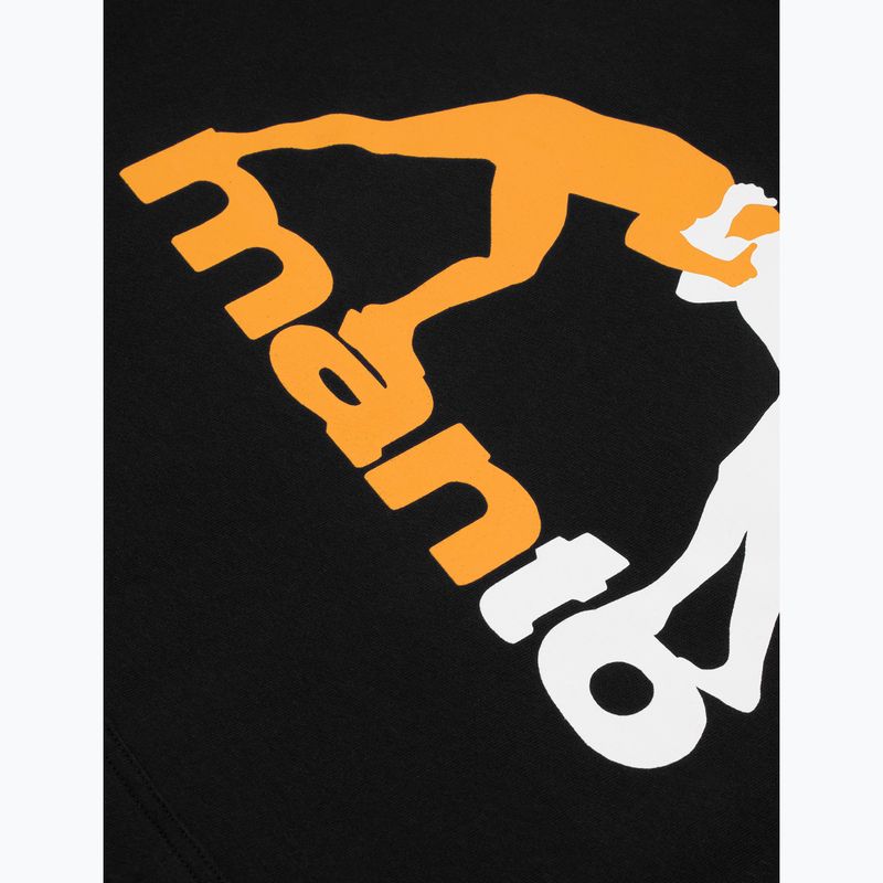 Чоловіча толстовка MANTO Logo Hoody чорний 3