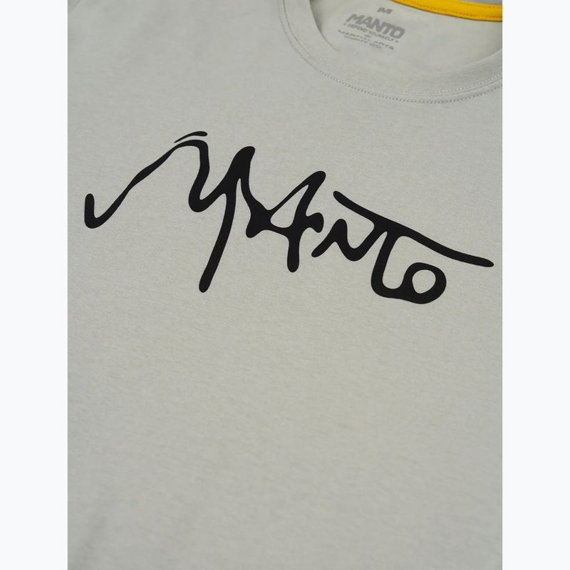 Футболка чоловіча MANTO Ink світло-сірий 3