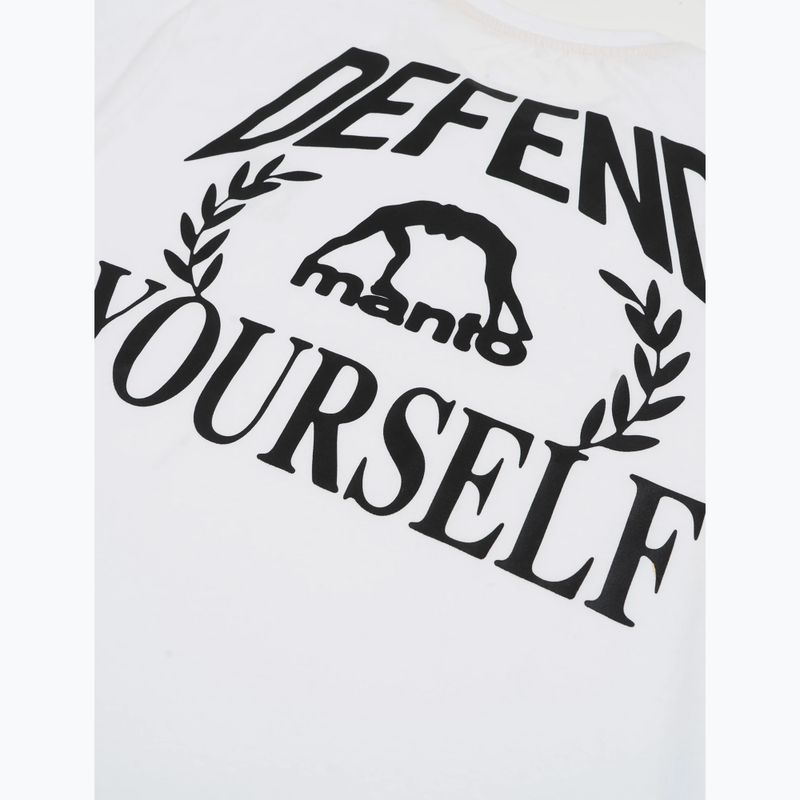 Чоловіча футболка MANTO Defend 25 білий 4