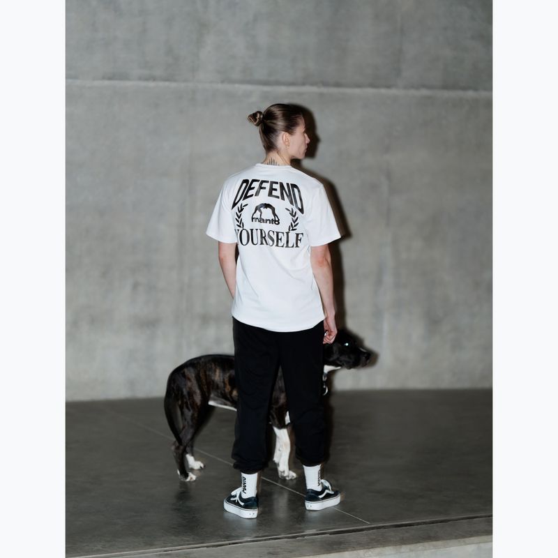 Чоловіча футболка MANTO Defend 25 білий 5