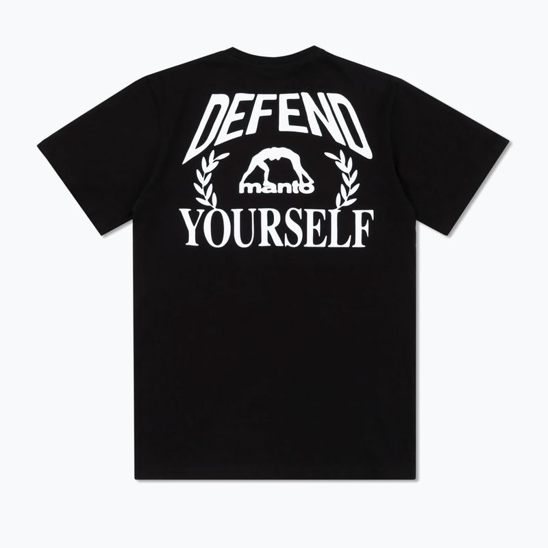 Футболка чоловіча MANTO Defend 25 чорний 5