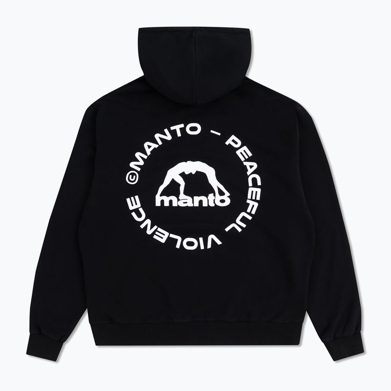 Кофта чоловіча MANTO Label 25 Regular Hoody чорний 2