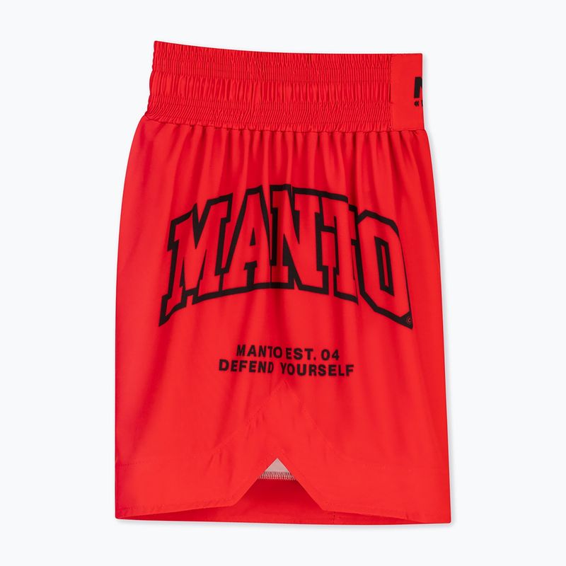 Шорти боксерські чоловічі MANTO Varsity червоний 3