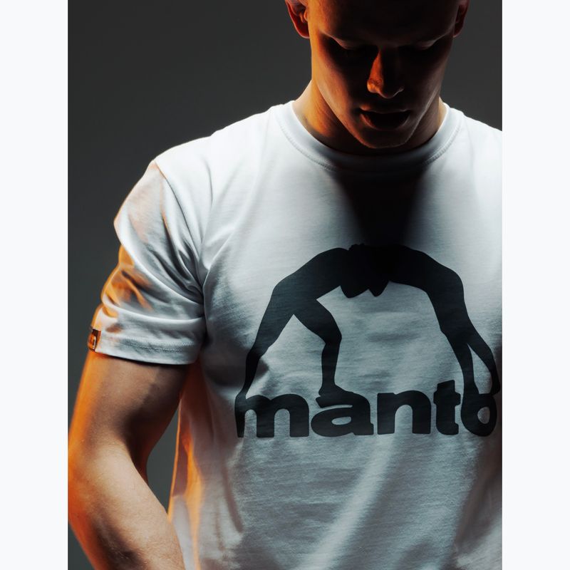 Футболка чоловіча MANTO Vibe 25 білий/сірий 3