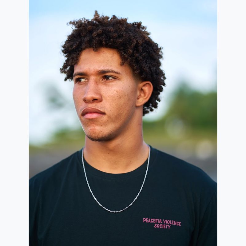 Чоловіча футболка MANTO Society 25 чорний онікс 6