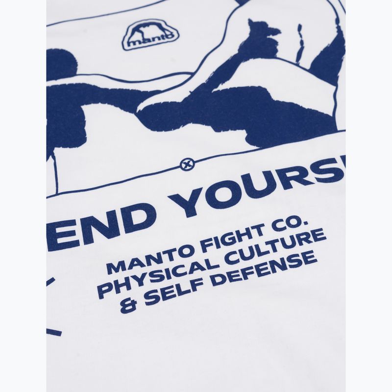 Чоловіча футболка MANTO Kicker білий 4