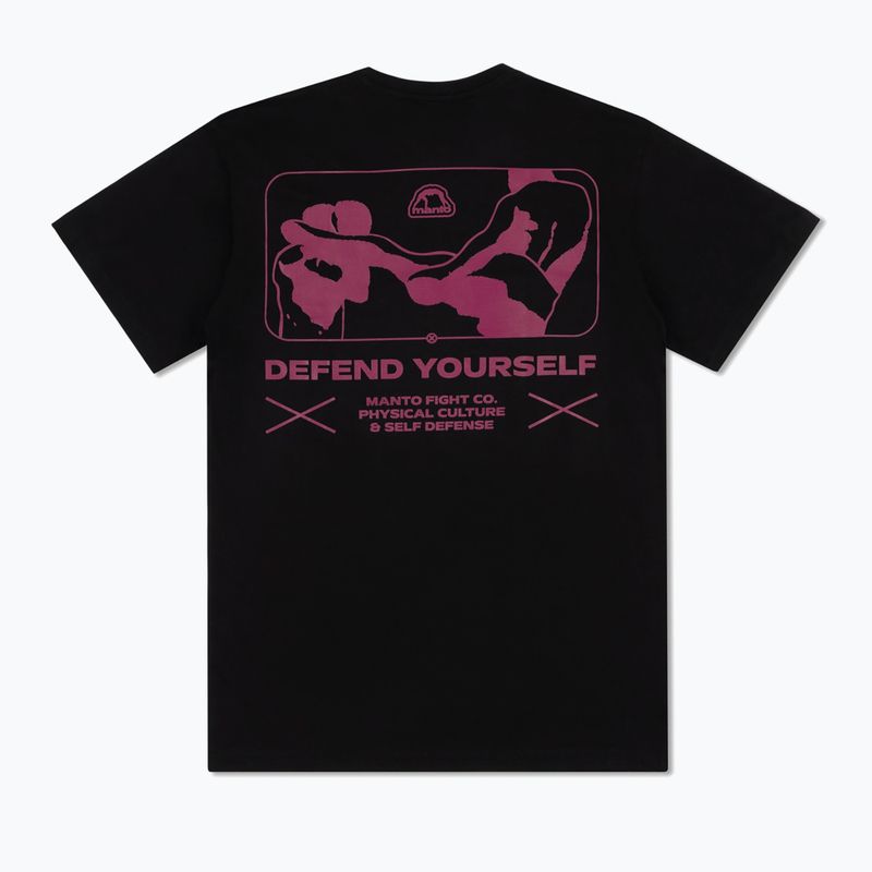 Чоловіча футболка MANTO Kicker чорний 2