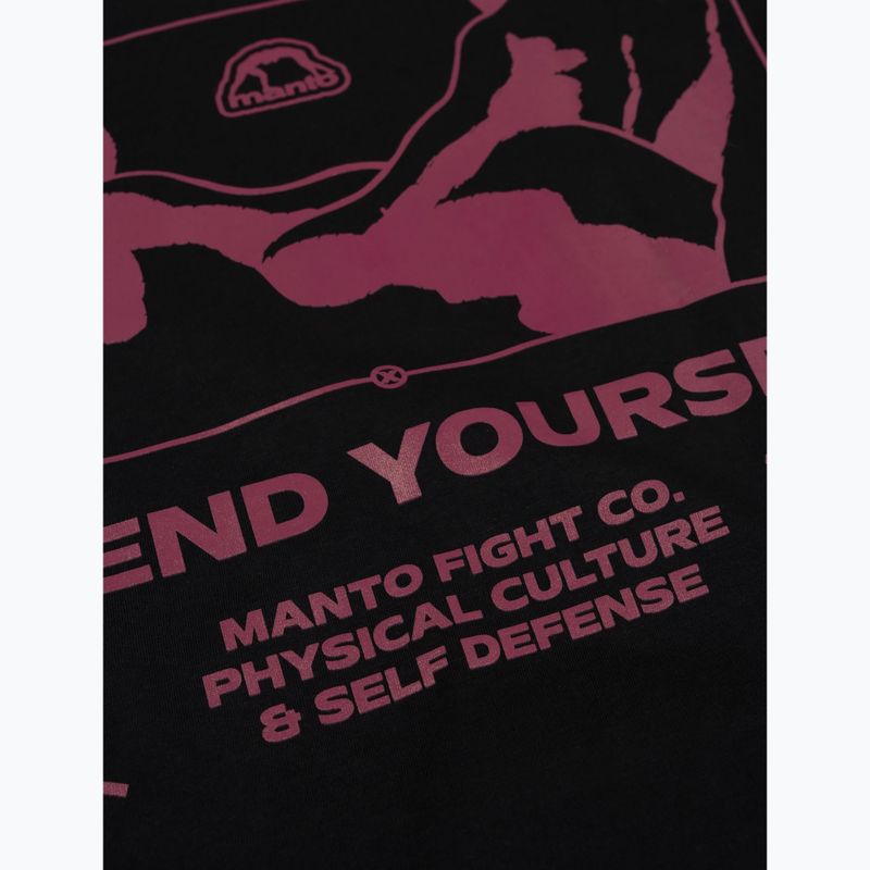 Чоловіча футболка MANTO Kicker чорний 4