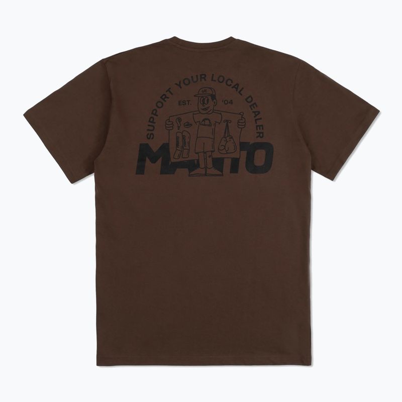 Футболка MANTO Dealer коричнева 2