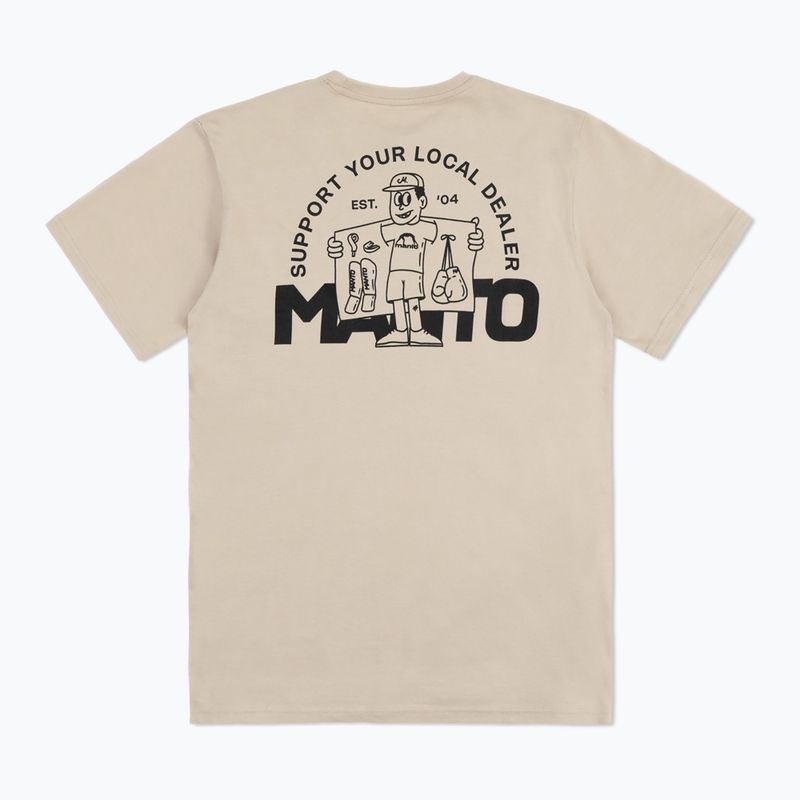 Футболка MANTO Dealer бежева 2