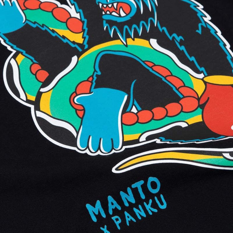 Футболка MANTO X Panku Struggle чорна 2