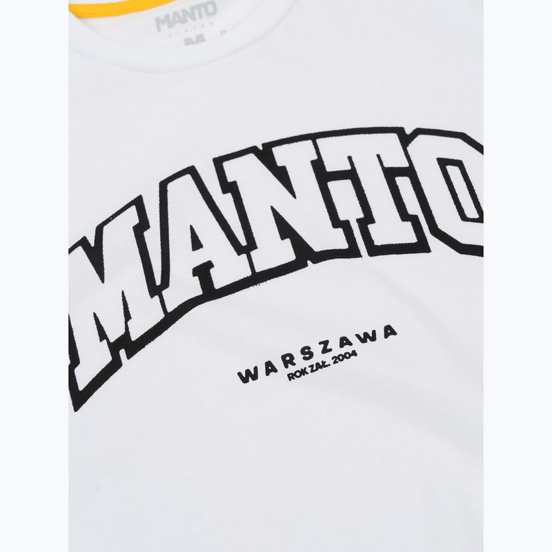 Футболка MANTO Warsaw Oversize біла 2