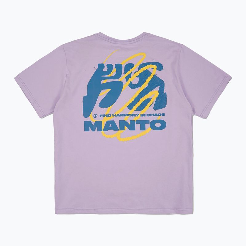Футболка жіноча MANTO Harmony Oversize бузковий 2