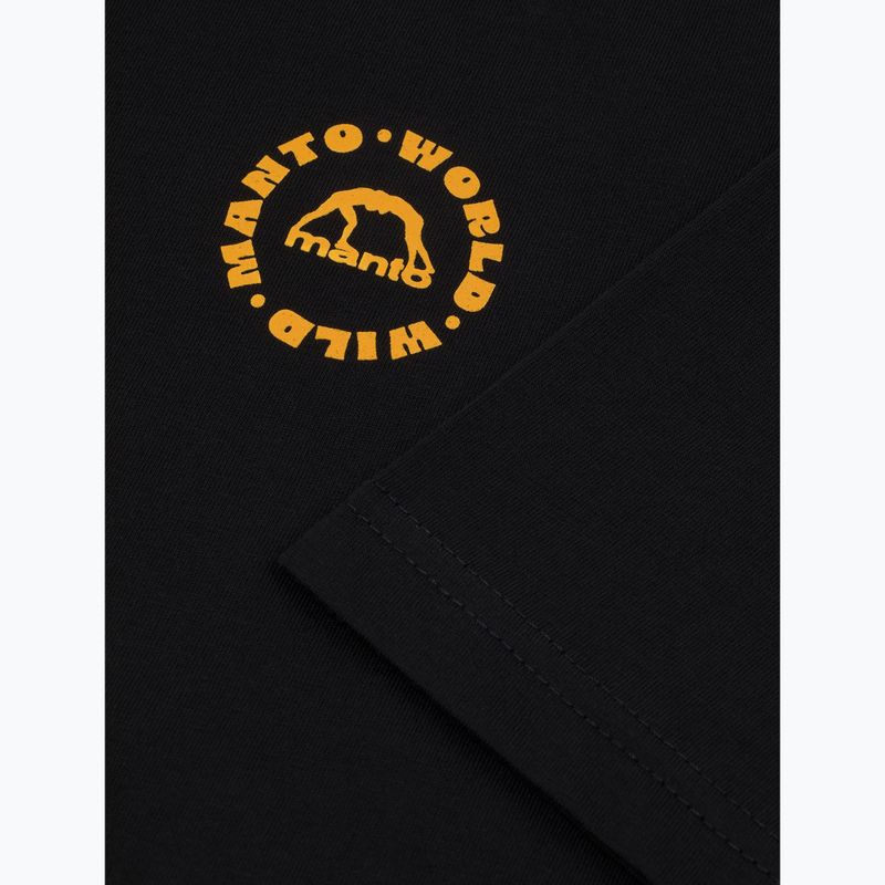 Чоловіча футболка MANTO Worldwild чорний 3